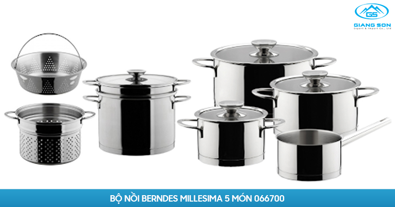 Bộ nồi Berndes Millesima 5 món 066700