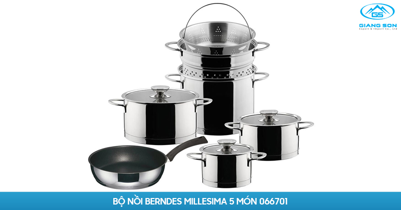 Bộ nồi Berndes Millesima 5 món 066701