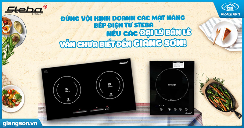 Đừng vội kinh doanh các mặt hàng bếp điện từ Steba nếu các đại lý bán lẻ vẫn chưa biết đến Giang Sơn!