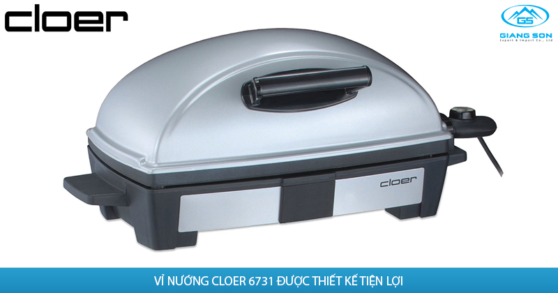 Vỉ nướng Cloer 6731 được thiết kế tiện lợi