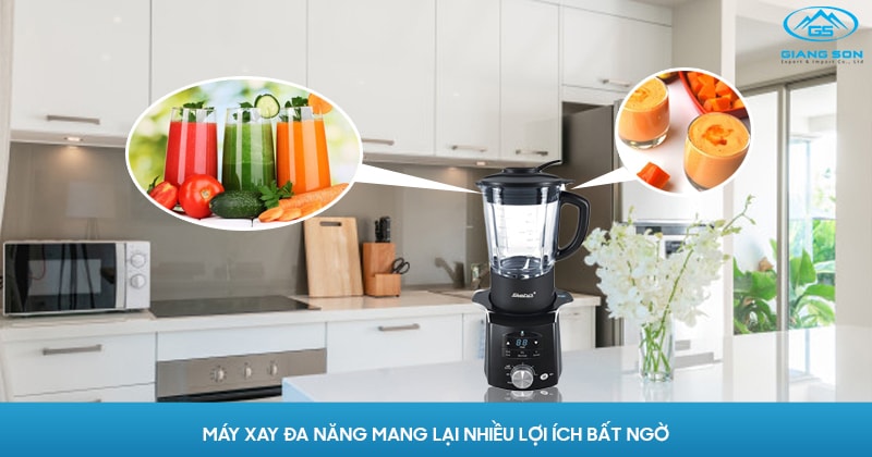 máy xay đa năng mang lại nhiều lợi ích bất ngờ