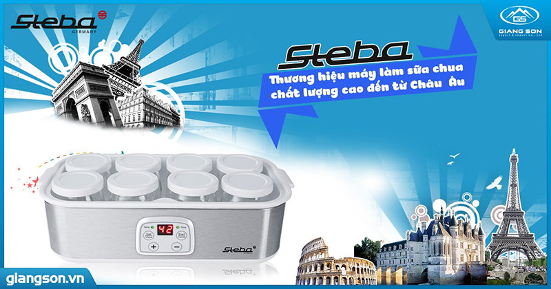 STEBA – thương hiệu máy làm sữa chua chất lượng cao đến từ Châu Âu