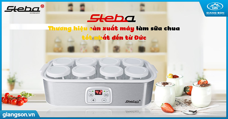 STEBA – thương hiệu sản xuất máy làm sữa chua tốt nhất đến từ Đức