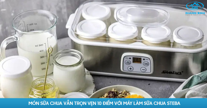 Máy làm sữa chua Steba JM3 - Điểm 10 cho món sữa chua