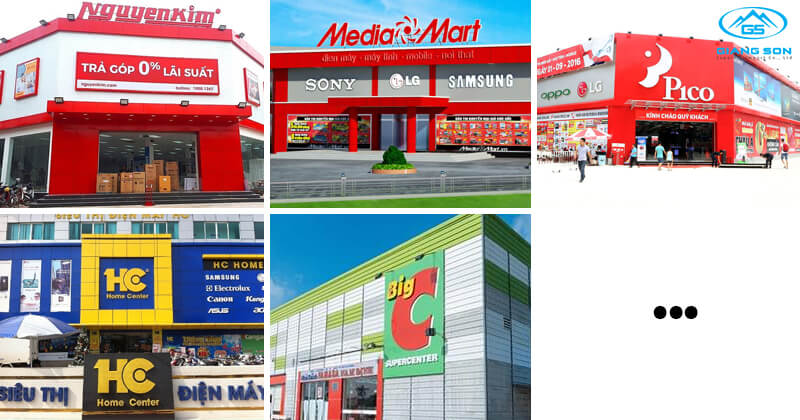 Nhà cung cấp của nhiều siêu thị điện máy, siêu thị tiêu dùng, đại lý và cửa hàng ở Việt Nam