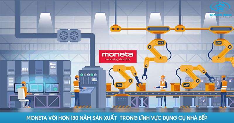 MONETA với hơn 130 năm sản xuất trong lĩnh vực dụng cụ nhà bếp