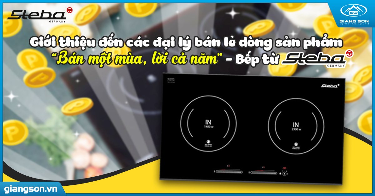 Giới thiệu đến các đại lý bán lẻ dòng sản phẩm “bán một mùa, lời cả năm” -  Bếp từ Steba